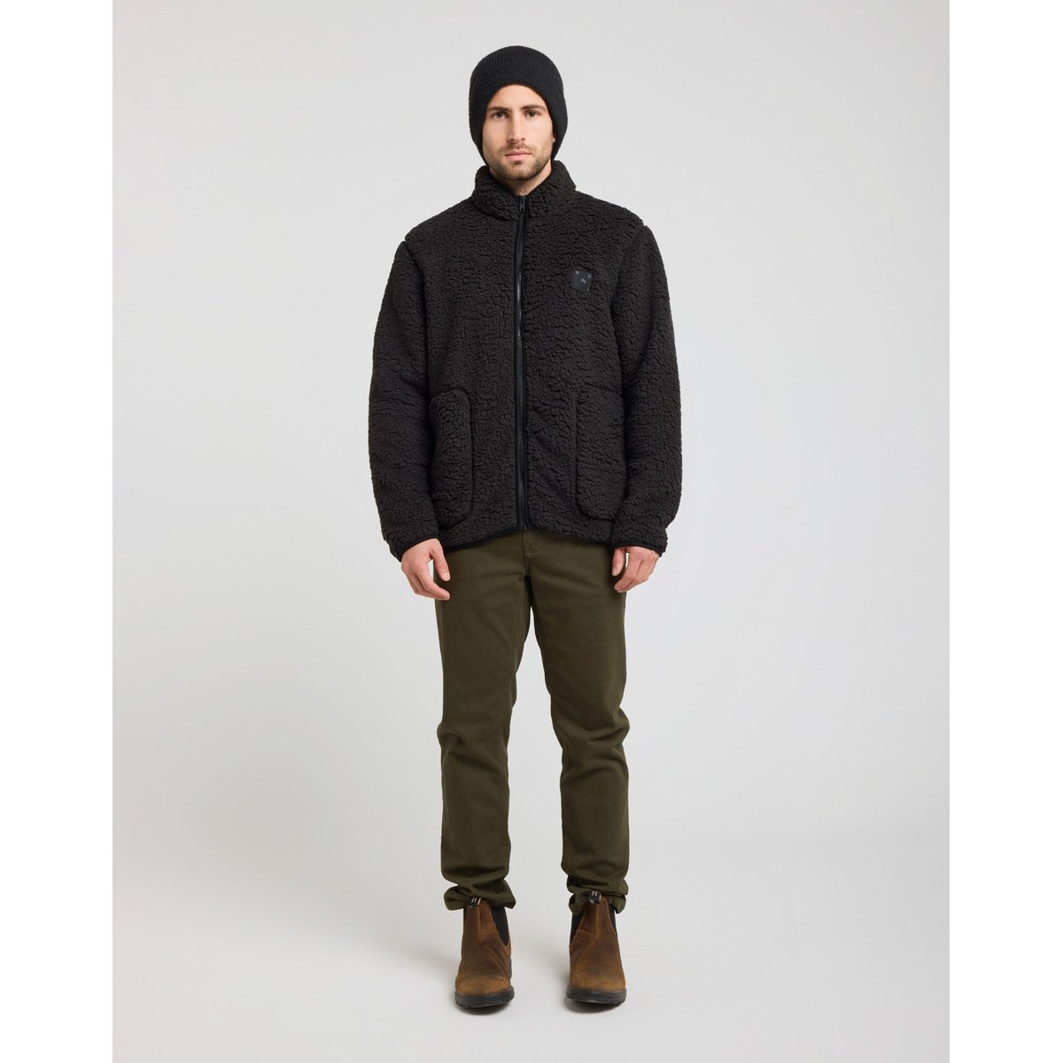 PANTALON CHINO CYPRESS vert kaki, PULLIN