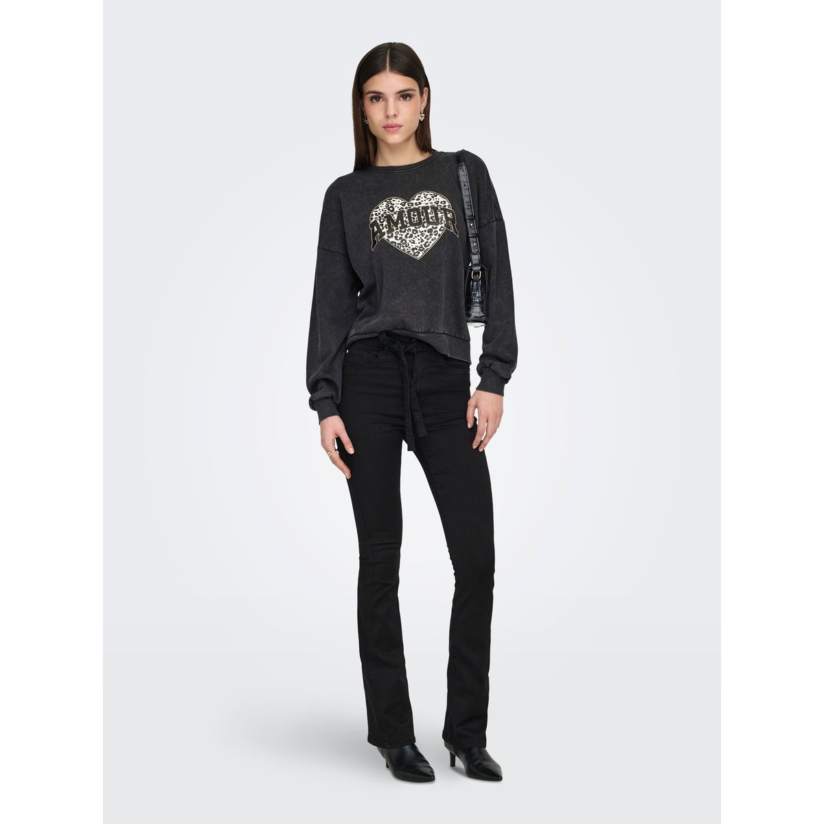 Sweat-Shirt noire - black, ONLY