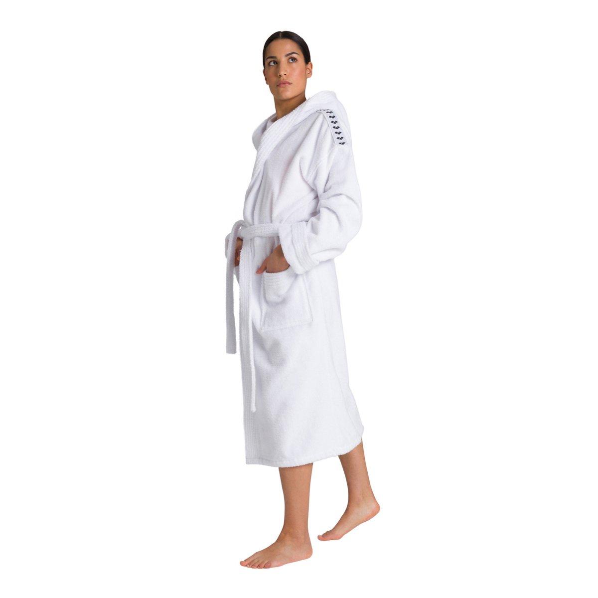 Peignoir Soft Robe Core black white, ARENA