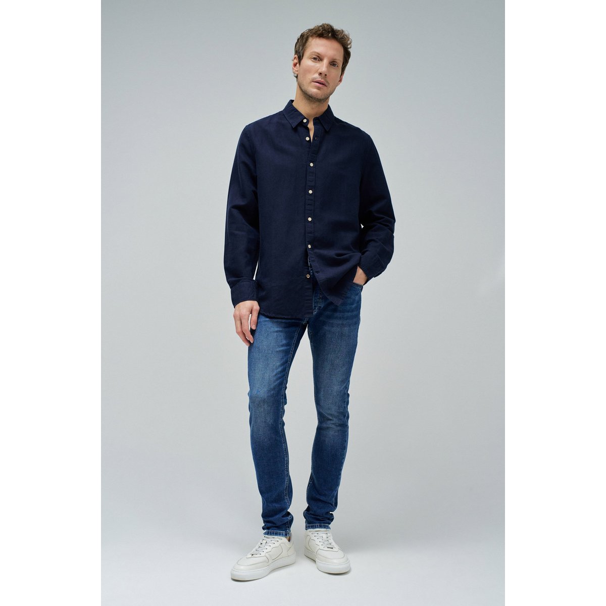 JEAN SKINNY FIT S-ACTIV bleu foncé, SALSA JEANS