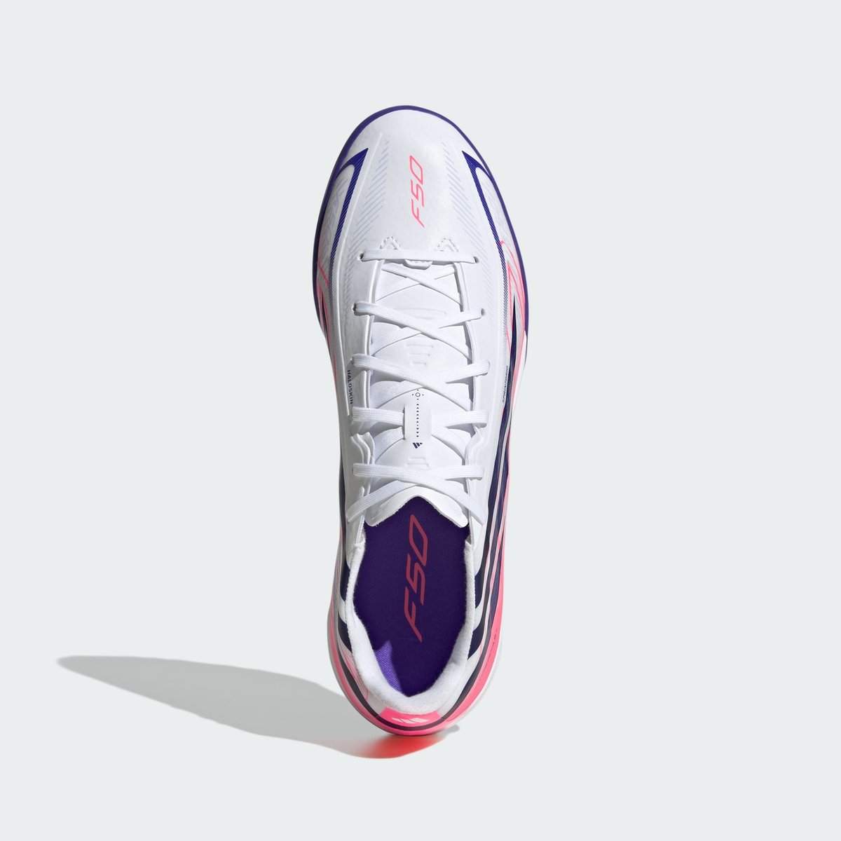 Chaussure De Football F50 Hyperfast League Turf Chaussure De Football F50 Hyperfast League Turf cloud white / solar purple / solar turbo, adidas Performance