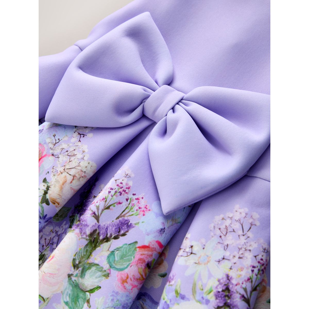 Robe style néoprène pour grandes occasions lilas floral, NEXT