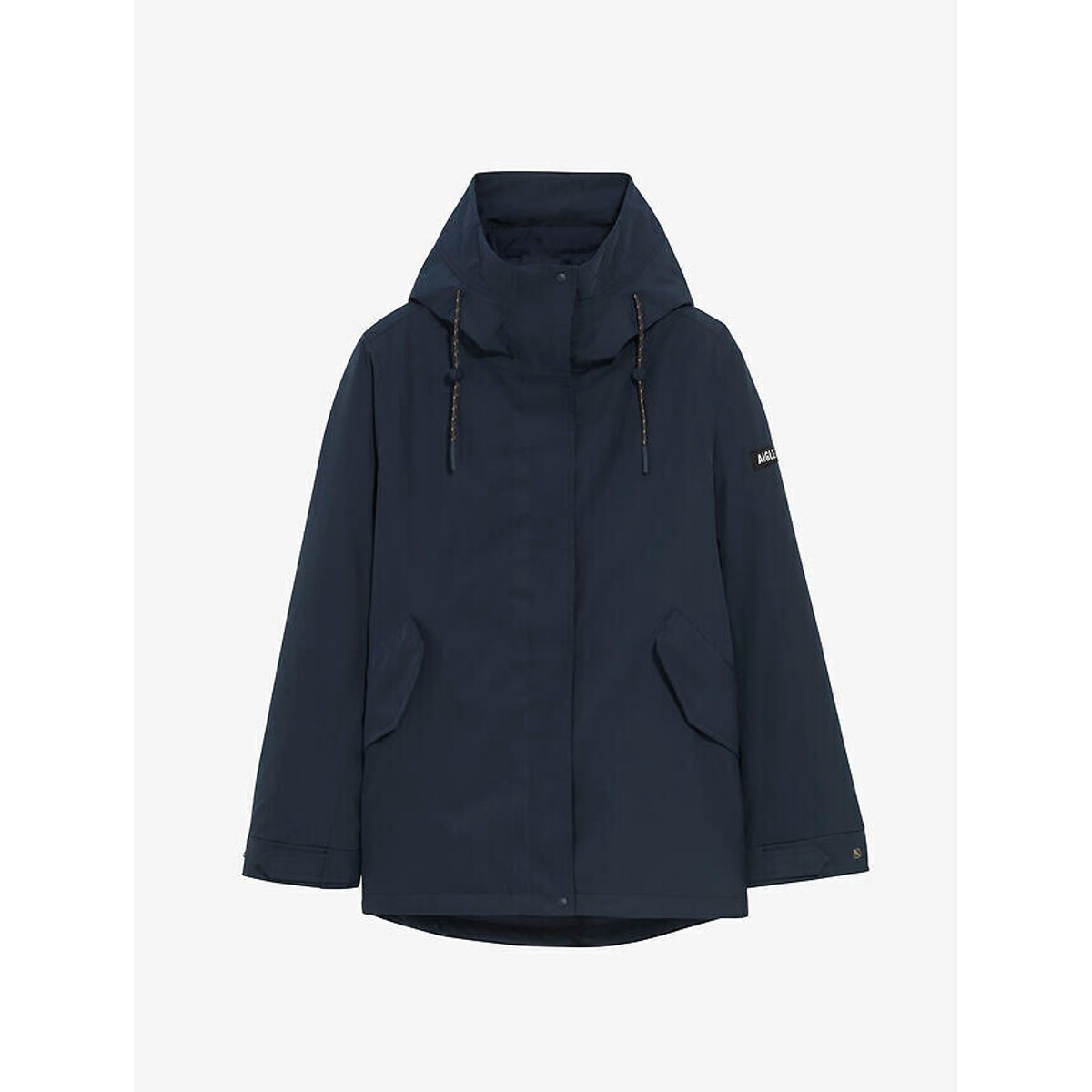Mittellanger, gesteppter Parka mit Sherpa-Kapuze von MTD® marine, AIGLE