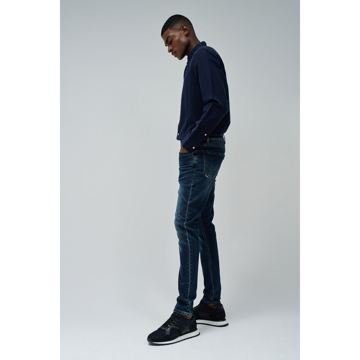 JEAN SKINNY S-ACTIV bleu vintage, SALSA JEANS