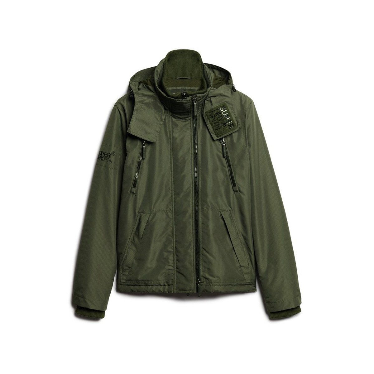 Veste Mountain SD Windcheater vert olive surplus, SUPERDRY