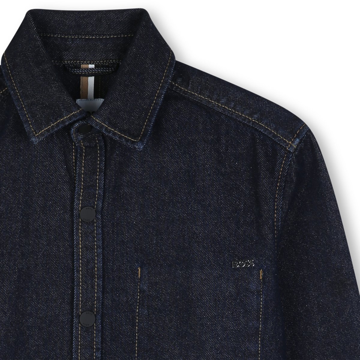 Chemise en denim denim brut, BOSS KIDSWEAR