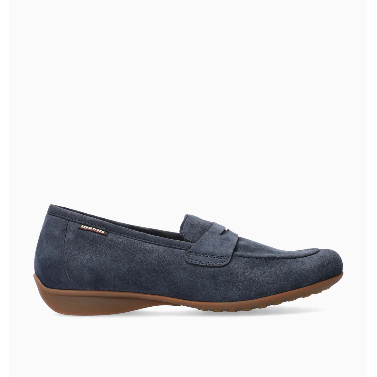 Mocassins en cuir FLAVYA bleu p5138, MEPHISTO