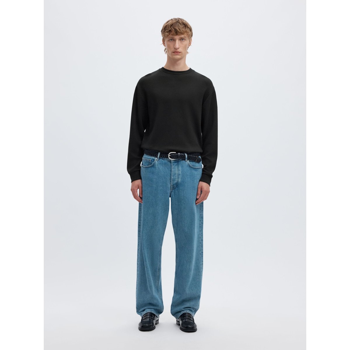 Sweat-Shirt noir - black, SELECTED