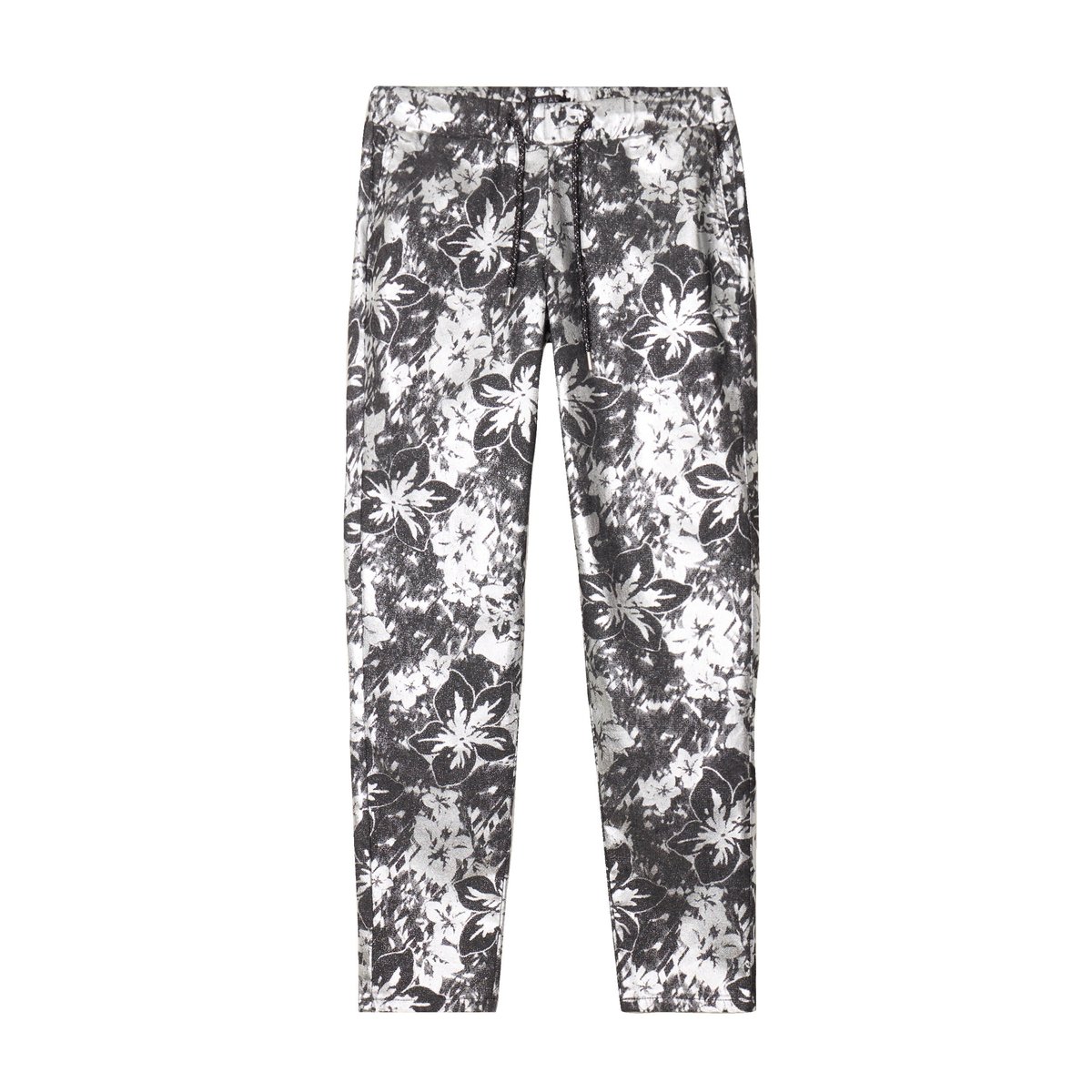 Pantalon ajusté à coulisse noir, BREAL