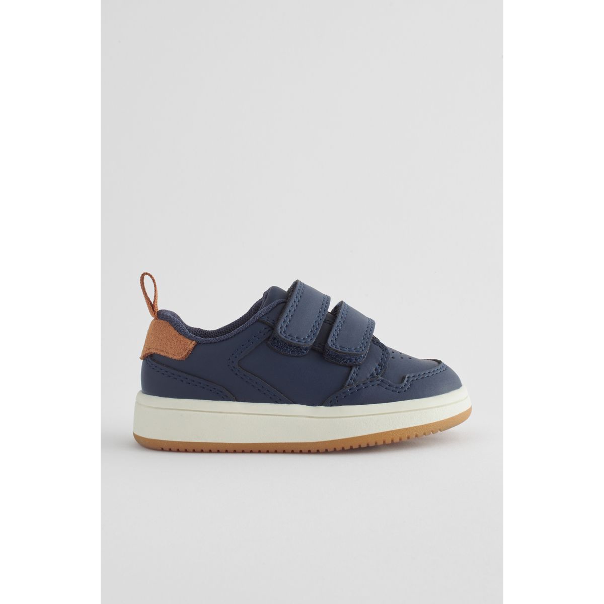 Chaussures premiers pas à scratch bébé bleu marine, NEXT