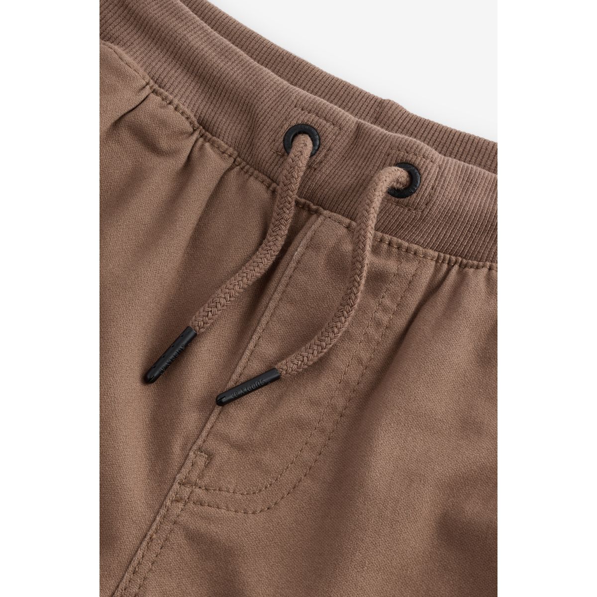 Pantalon à la taille côteuse marron fauve, NEXT