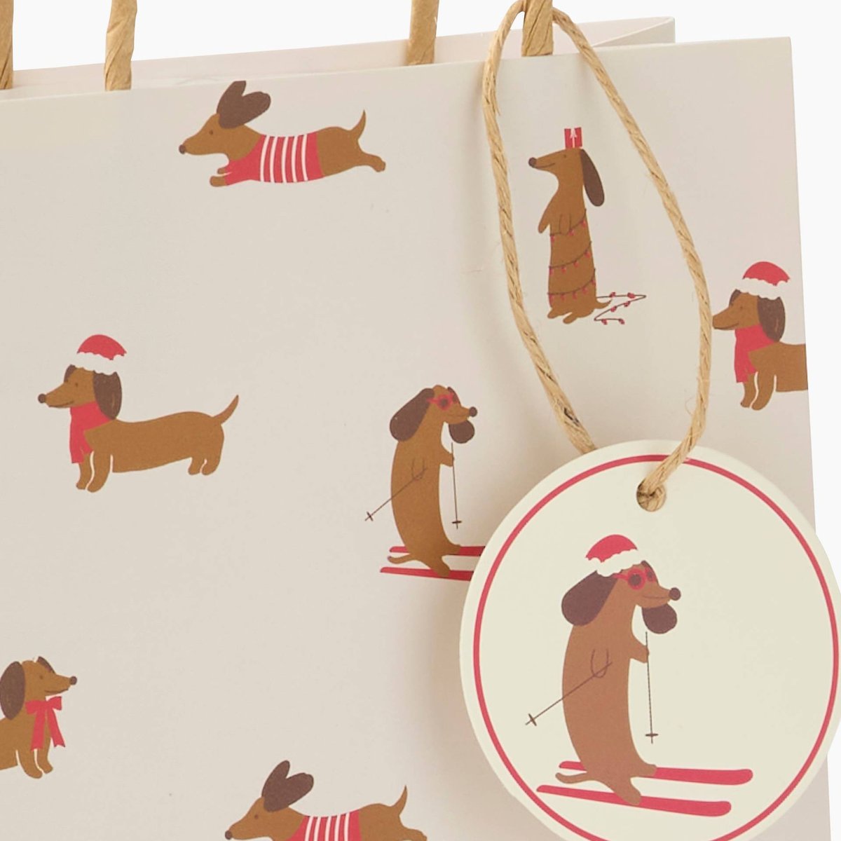 Sac cadeau cremeux, MONOPRIX