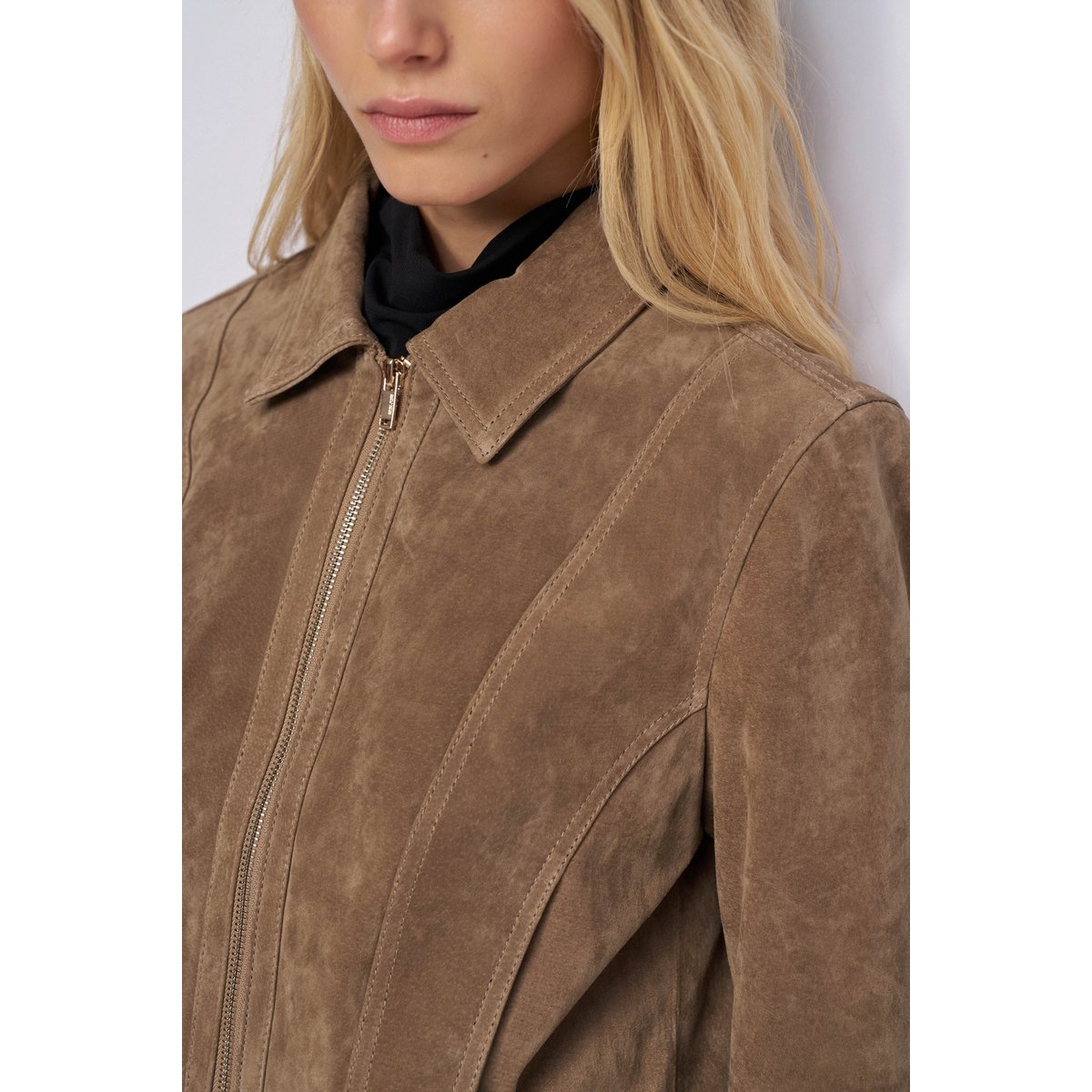 VESTE EN CUIR beige, SALSA JEANS