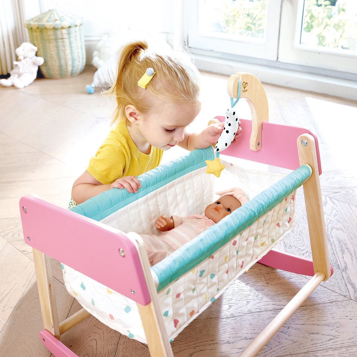Berceau Sweat Dreams pour poupée multicolore, HAPE