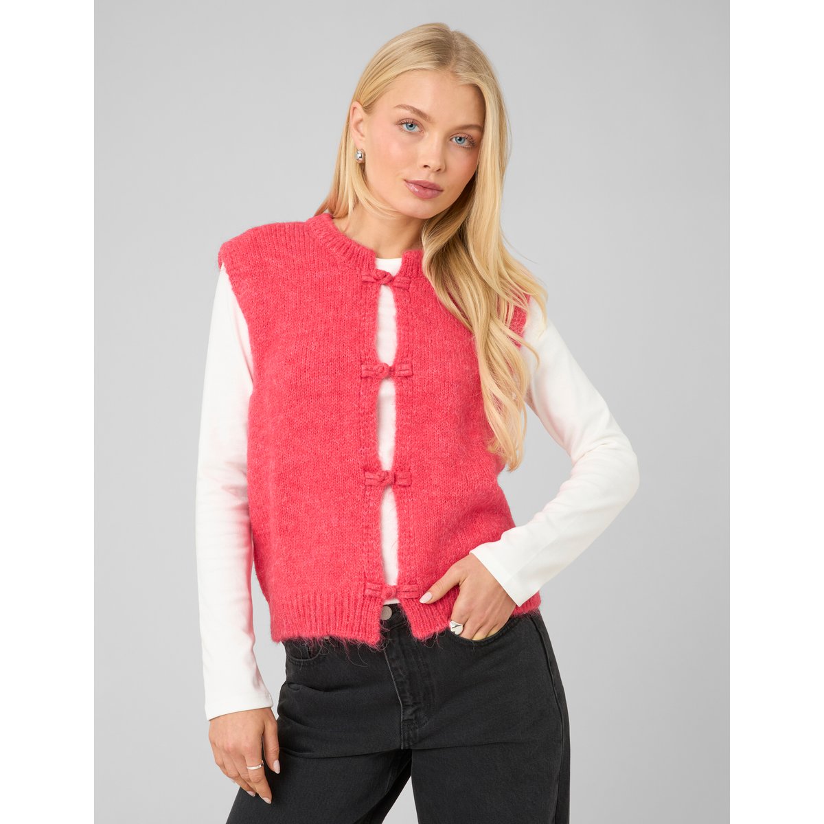 Gilet sans manches fushia, BZB