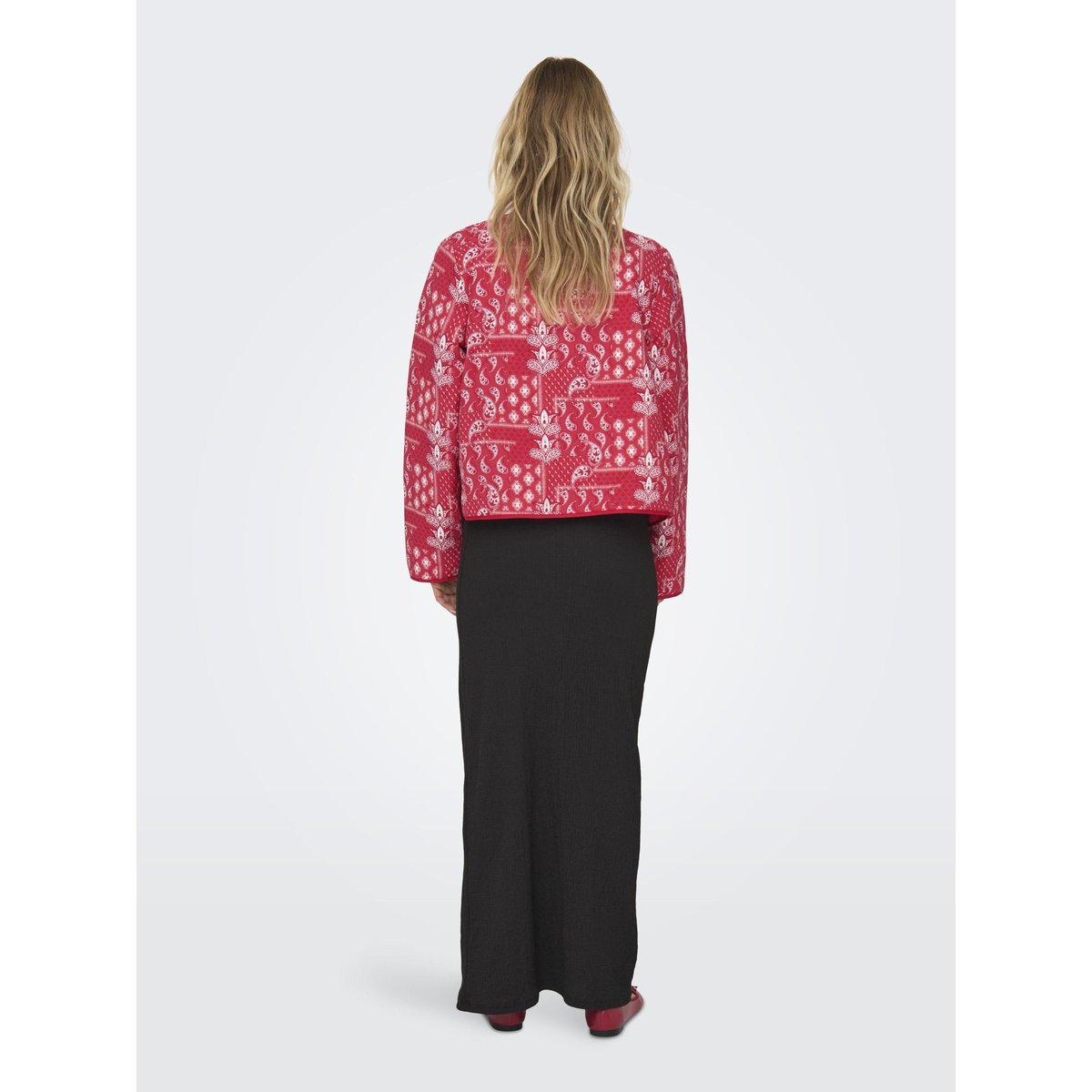 Veste Matelassée mars red, ONLY