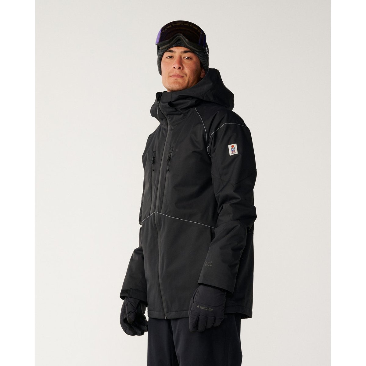 Veste de ski SEARCH SERIES Pinnacle noir, RIP CURL