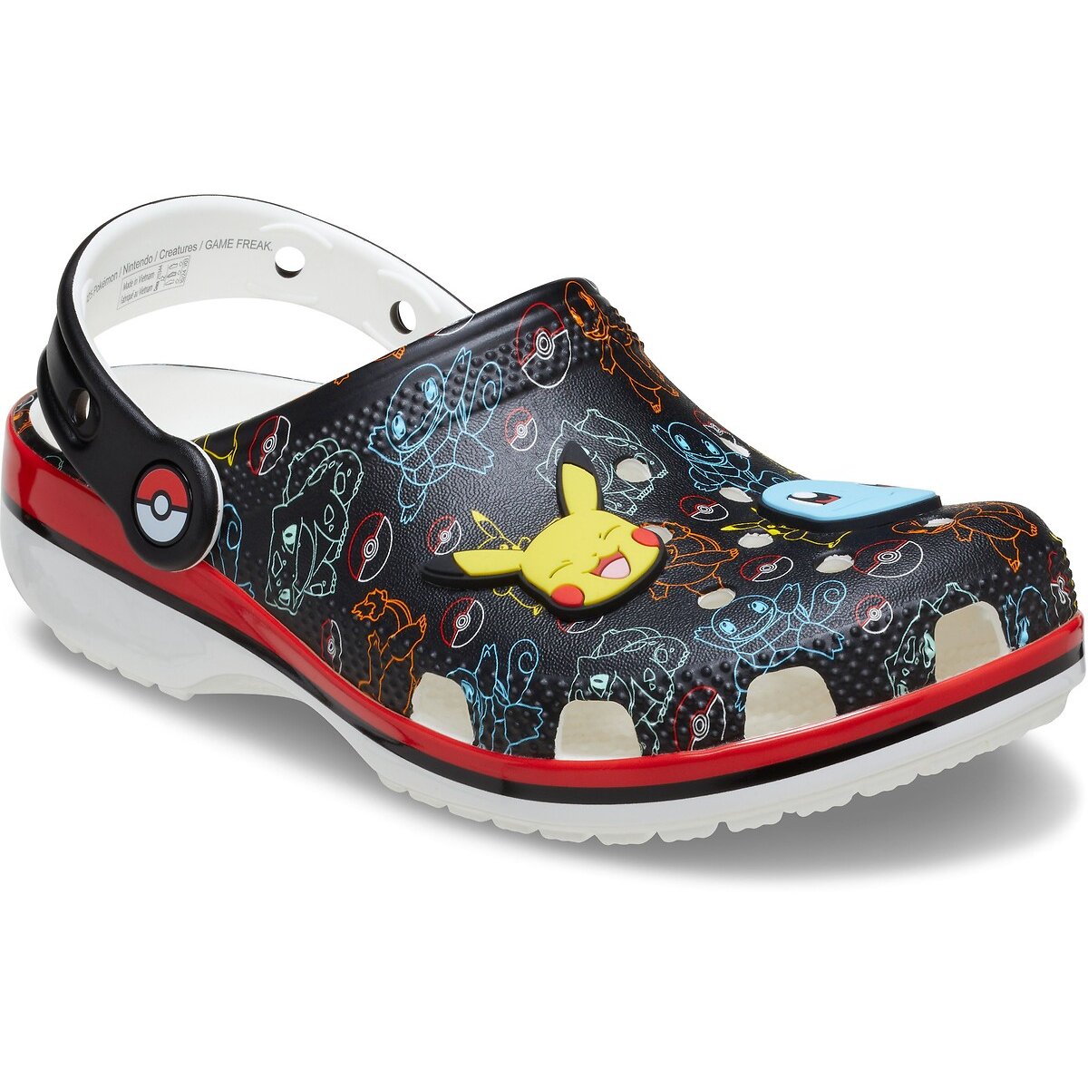 Sabots CLASSIC POKEMON noir imprimé, CROCS