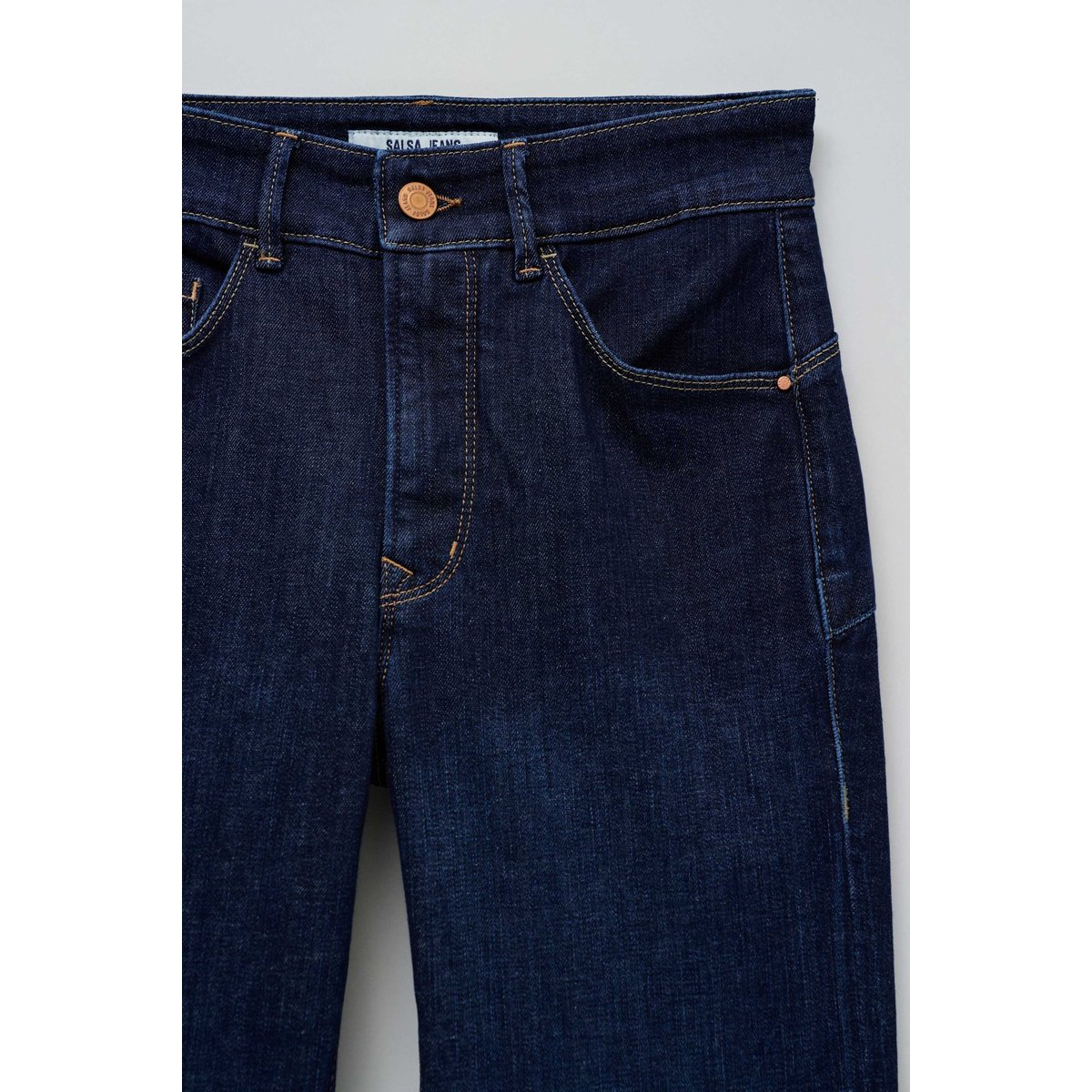 JEAN FAITH PUSH IN FLARE bleu foncé, SALSA JEANS