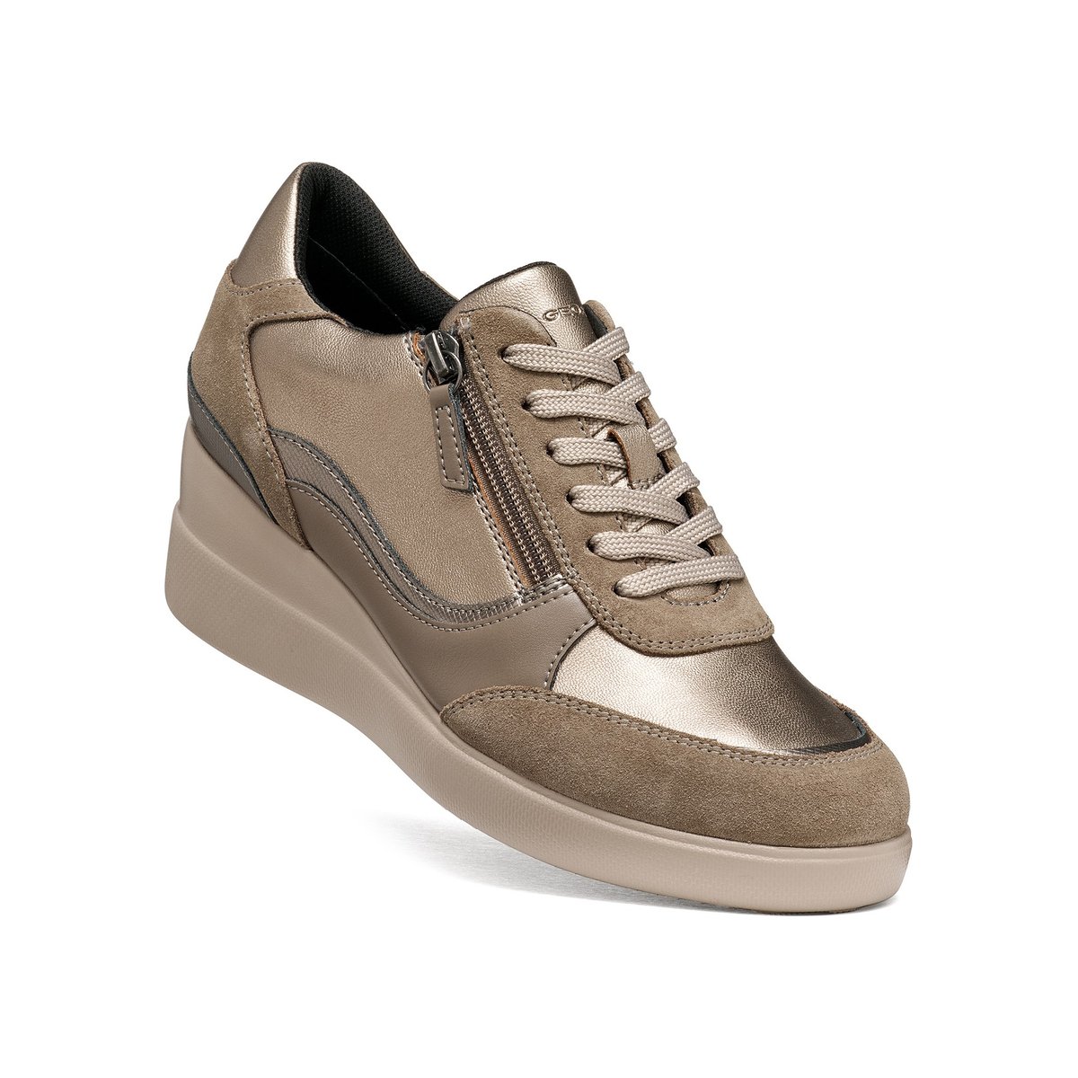 Baskets  D STARDUST vert sauge/beige, GEOX