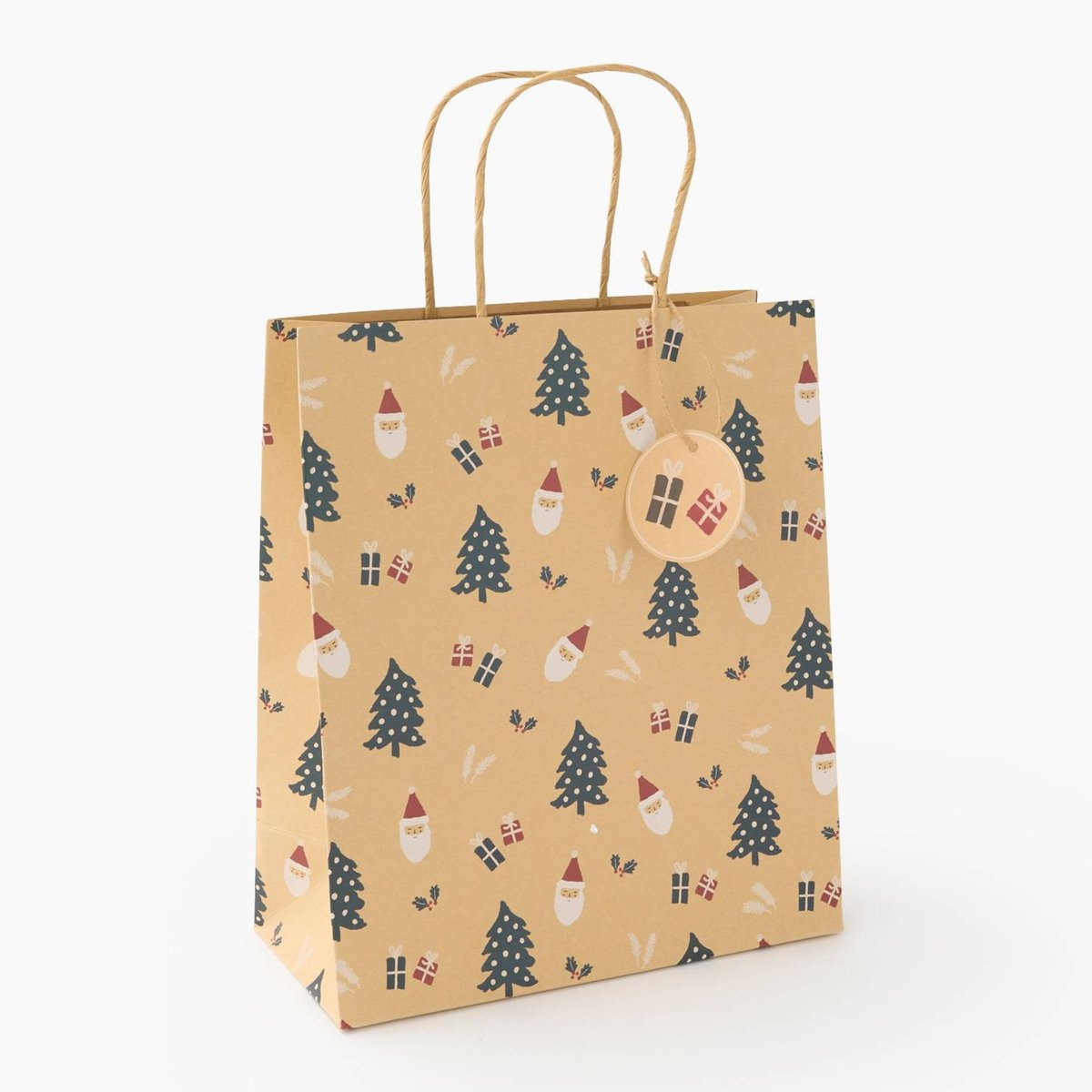 Sac cadeau marron, MONOPRIX