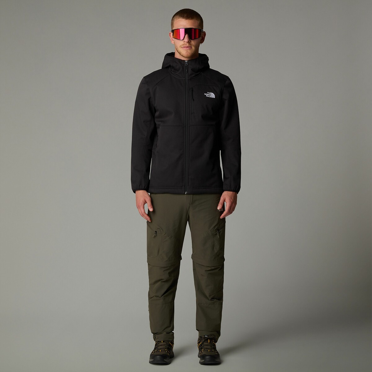 Veste Softshell à capuche noir, THE NORTH FACE