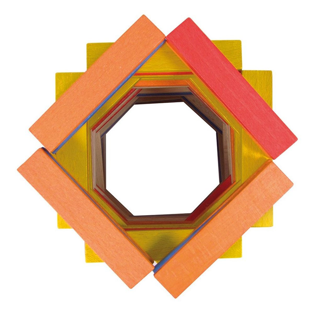 Batibloc couleur 100 planchettes rouge, VILAC