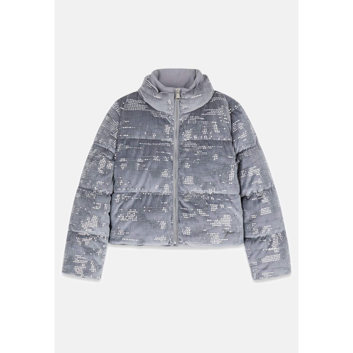 Doudoune En Velours gris multi, GUESS KIDS