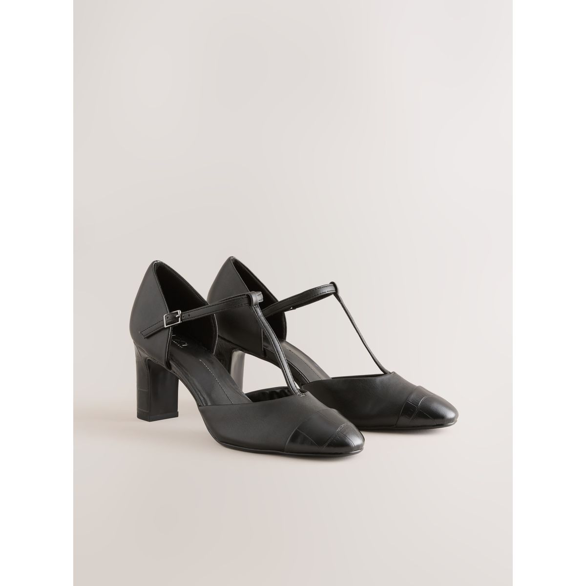 Salomé à talons en 2 parties forever comfort® noir, NEXT