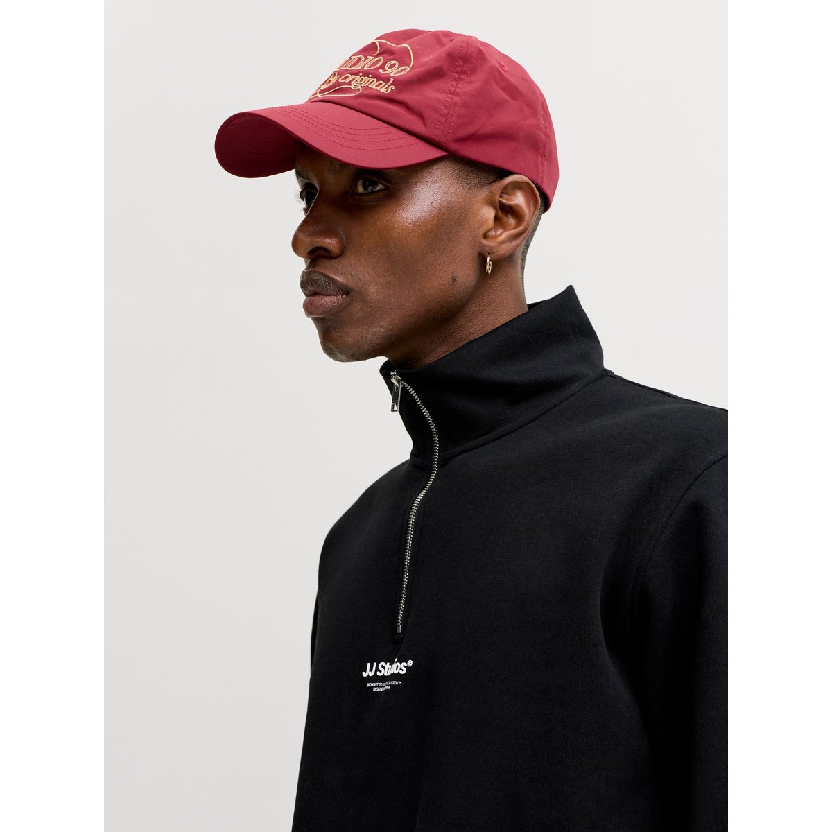 Sweat À Mi-Fermeture Éclair black 1, JACK & JONES