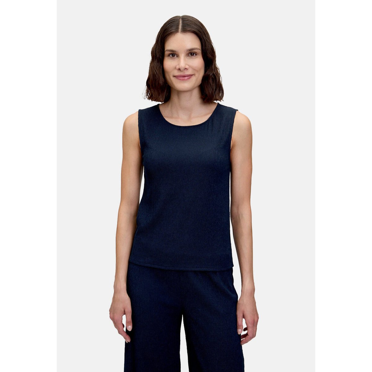 Haut façon blouse avec structure dark sky, BETTY BARCLAY