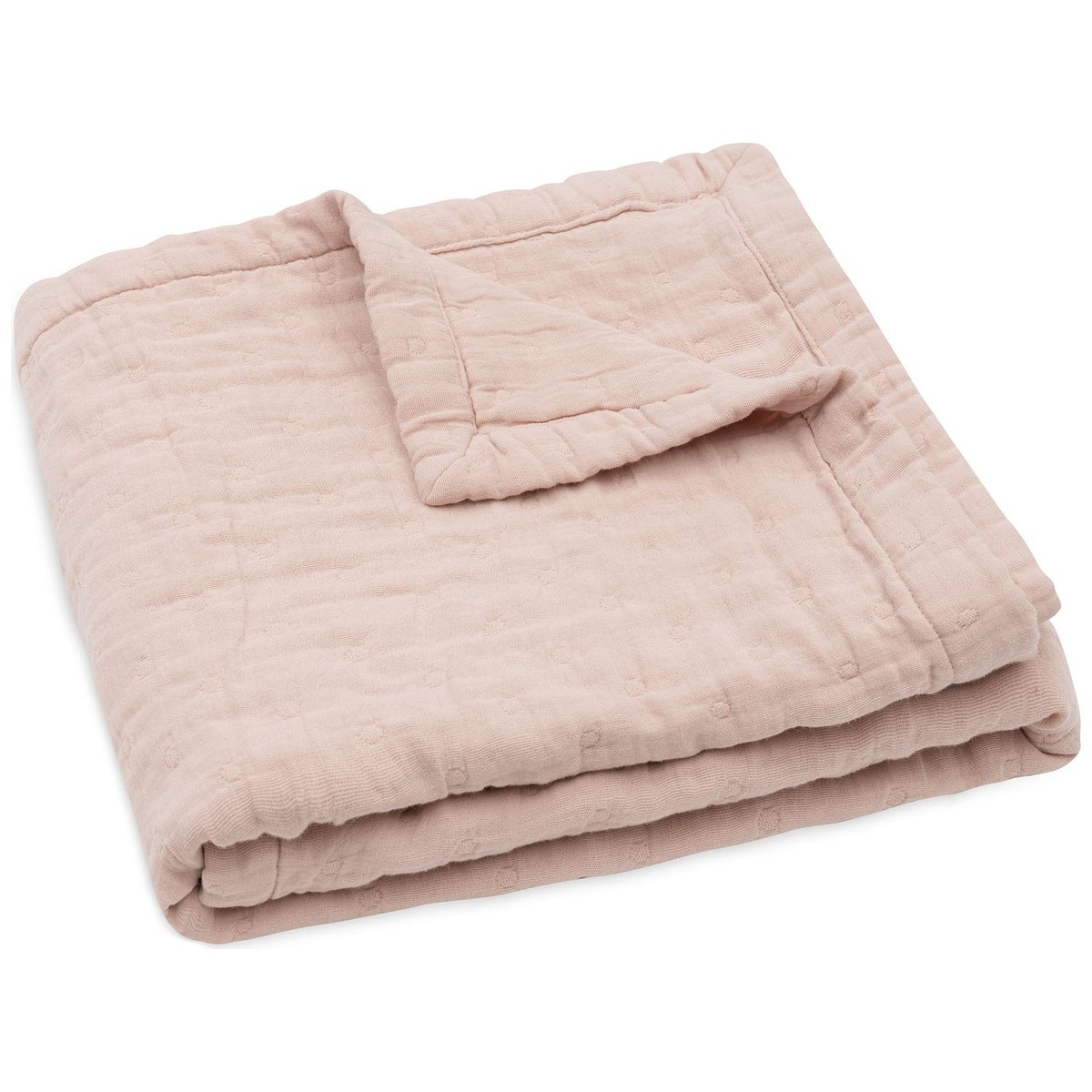 Couverture en gaze de coton rose, JOLLEIN