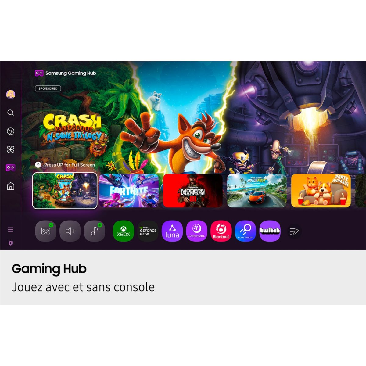 TV Mini LED TQ65QN900F (2025) 65" (164 cm) 8K - Smart TV, anti-reflet couleur unique, SAMSUNG
