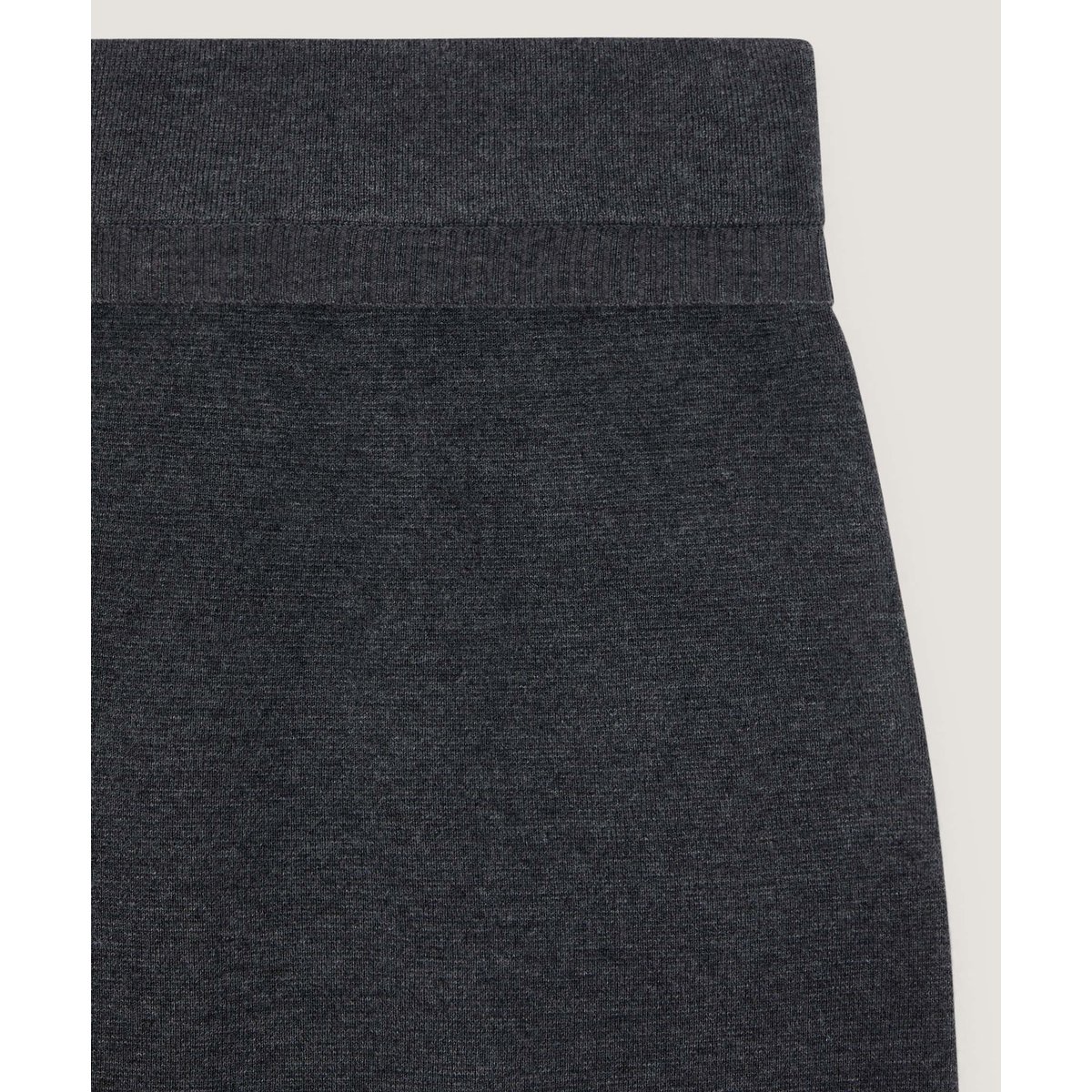 Jupe courte en maille gris foncé, RODIER