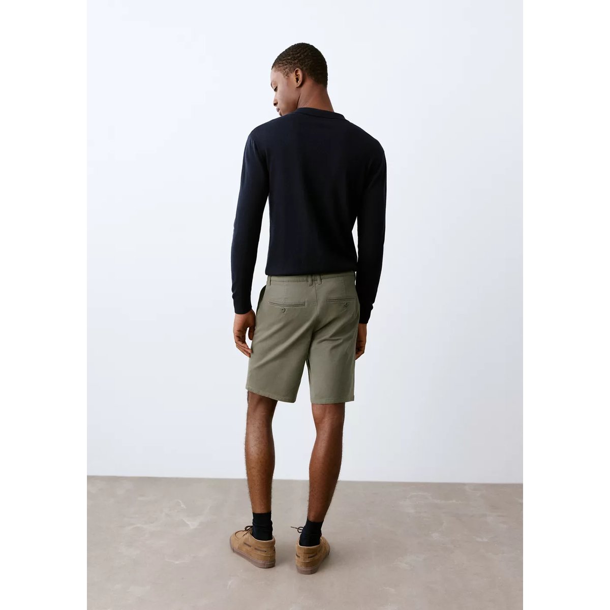 Bermuda coton kaki, MANGO TEEN