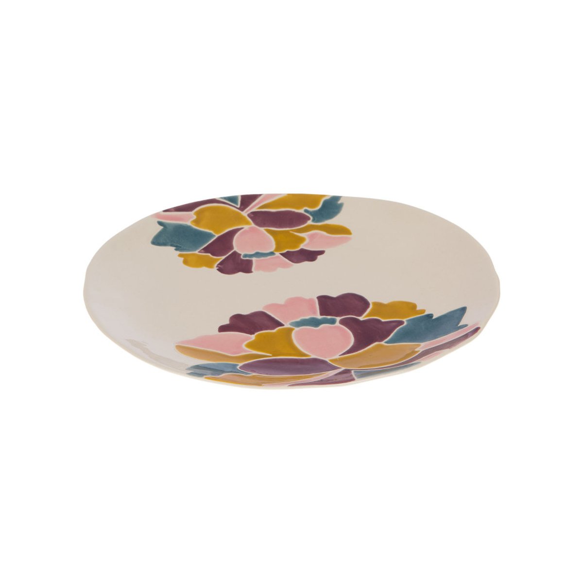 Assiette plate Paula 25 cm (lot de 6) crème / ivoire, AMADEUS