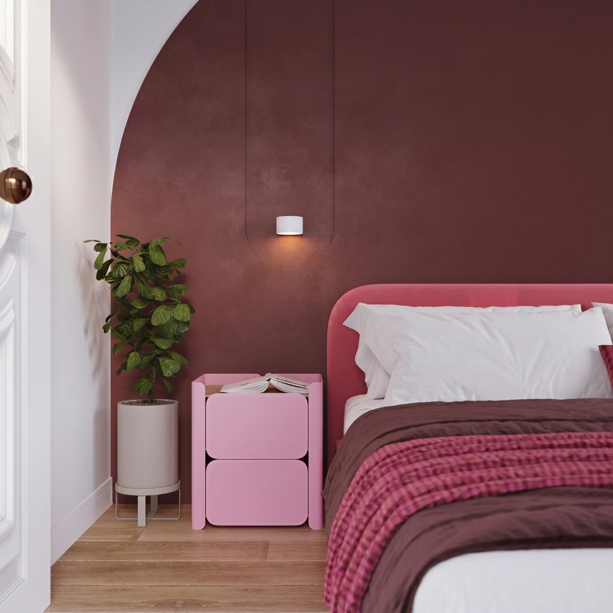Applique murale Aluminium Blanc Gx53 1 MODO blanc, EDEN
