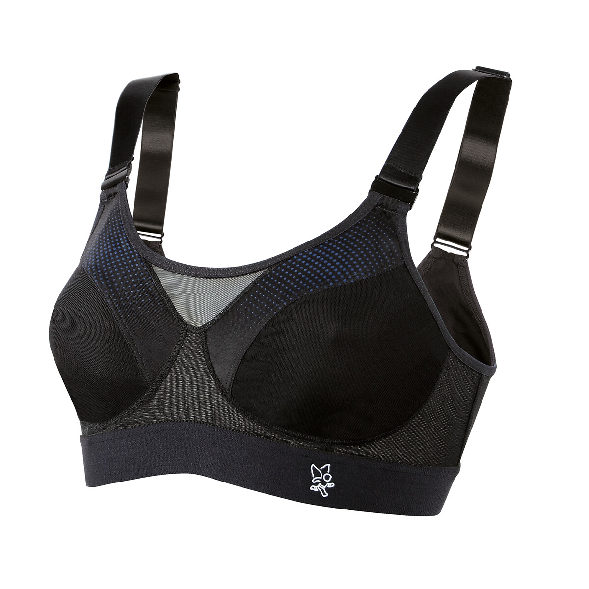 Power Up 4 Sports Bra black, THUASNE SPORT