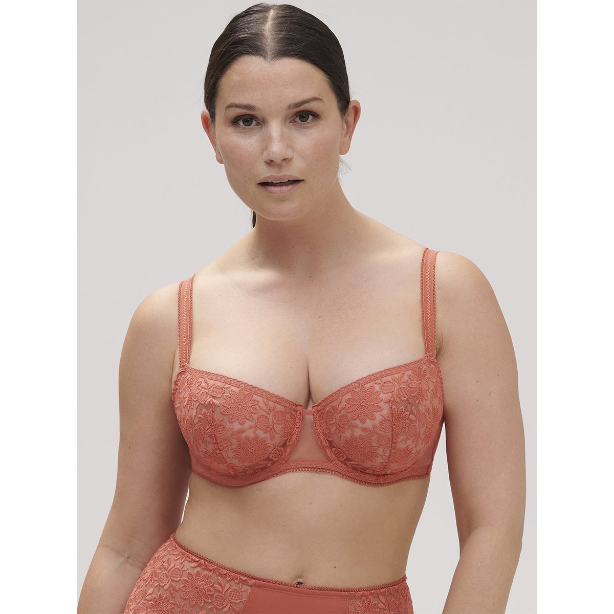 Soutien-gorge corbeille, AMAZONE rose, SIMONE PERELE
