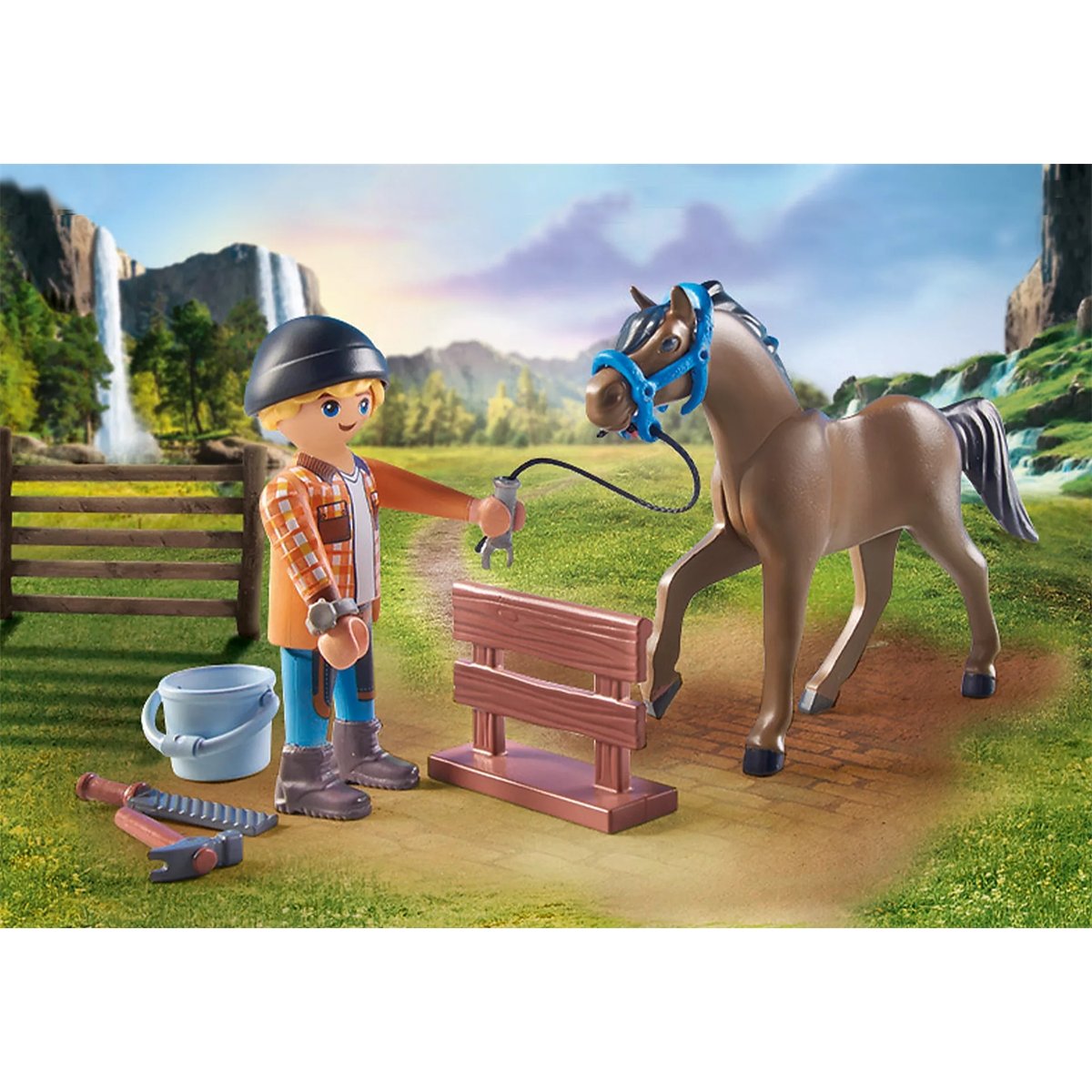 Maréchal-ferrant multicolore, PLAYMOBIL
