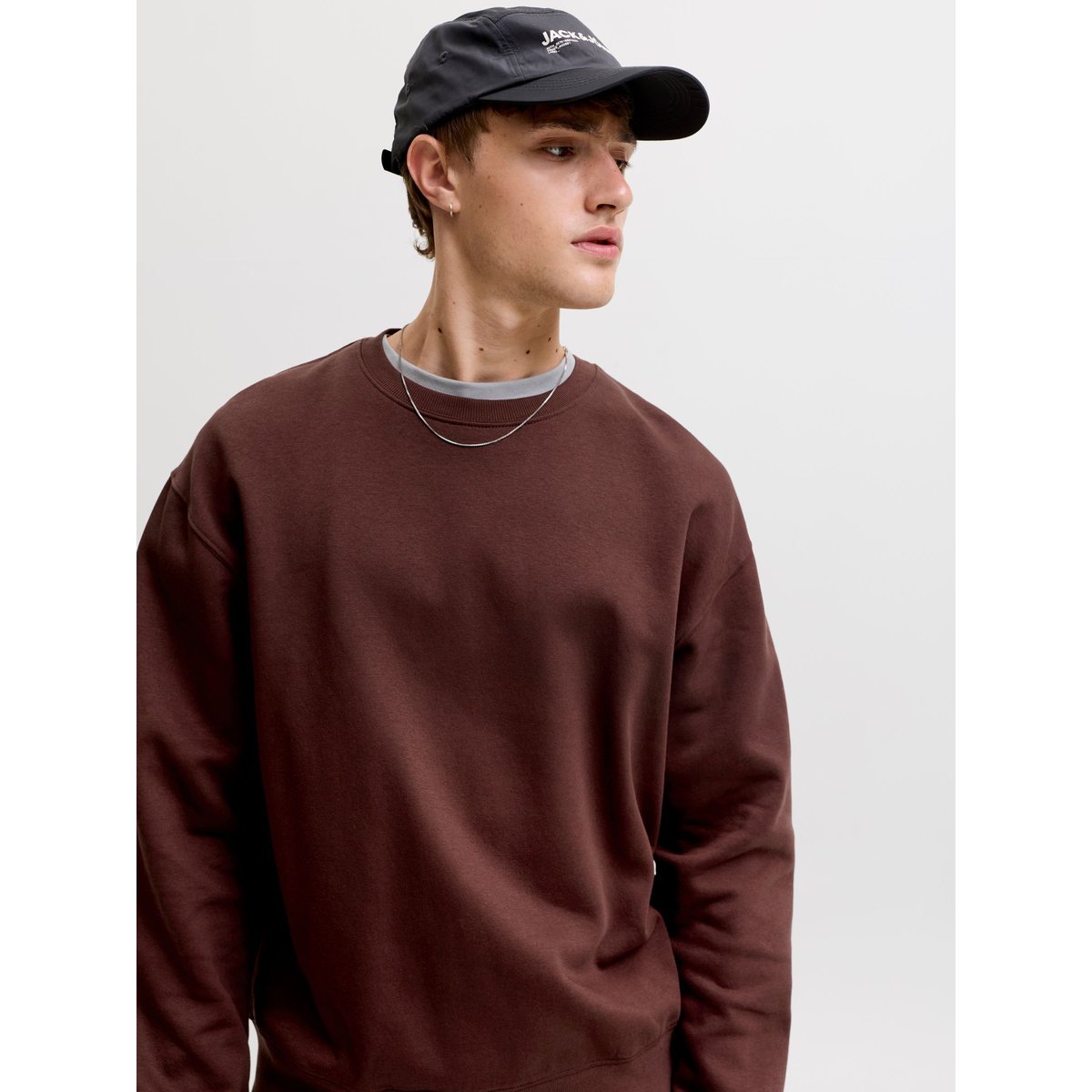 Sweat-Shirt bitter chocolate, JACK & JONES