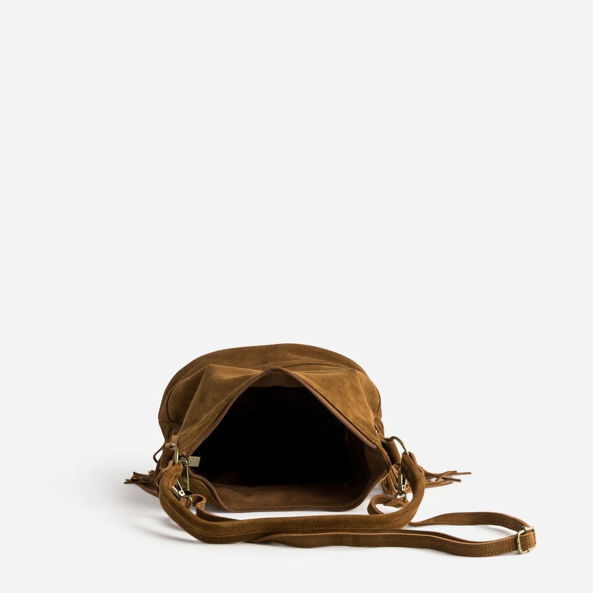 Sac Hobo en cuir MICKOI marron, ERAM