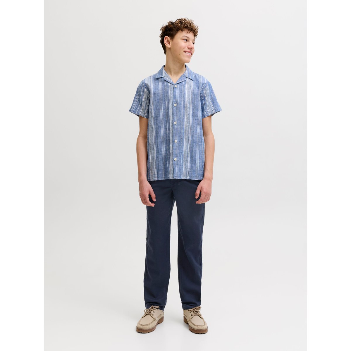 Pantalon Coupe Décontractée dark navy, JACK & JONES JUNIOR
