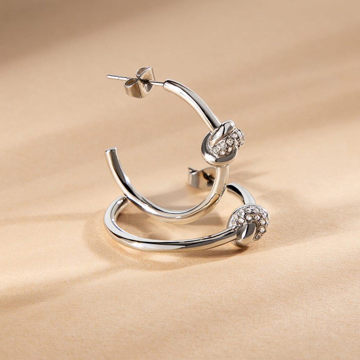 Boucles d'oreilles en Cristal/crystal/steel et Cristal acier inoxydable, MORELLATO
