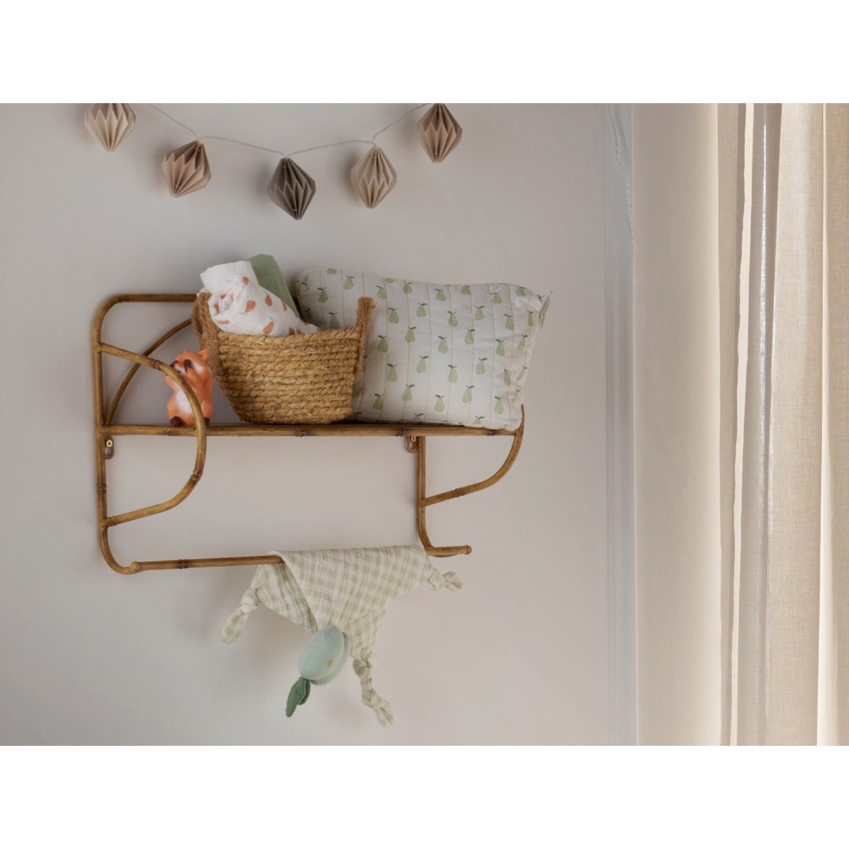 Langes en coton biologique vert, SAUTHON
