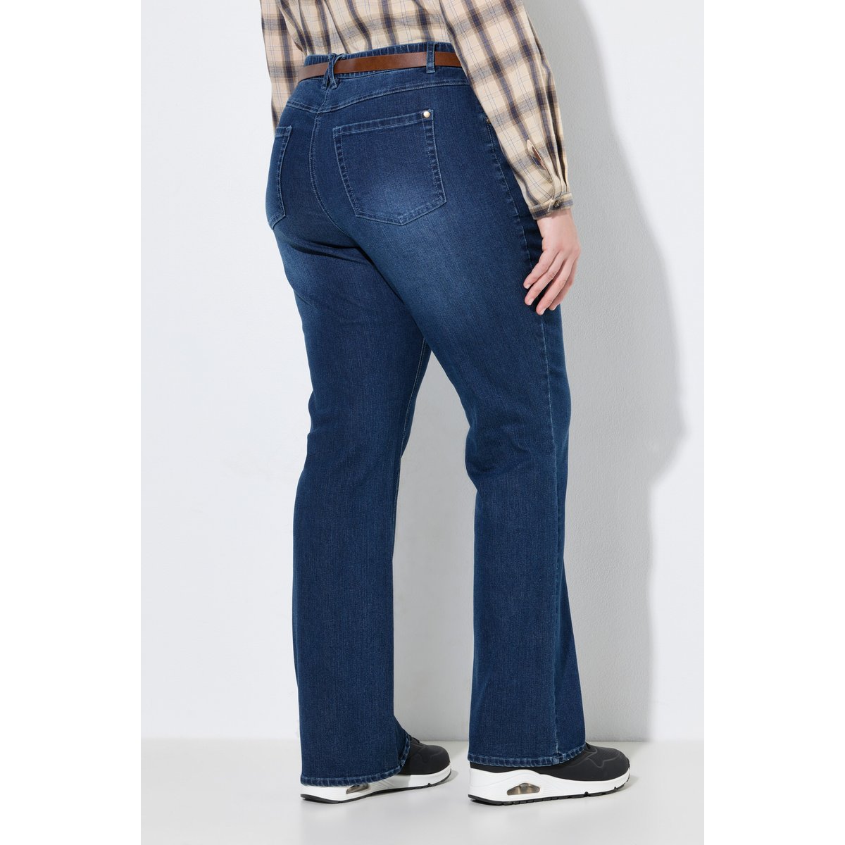 Jean Marie, coupe Bootcut bleu jean, ULLA POPKEN