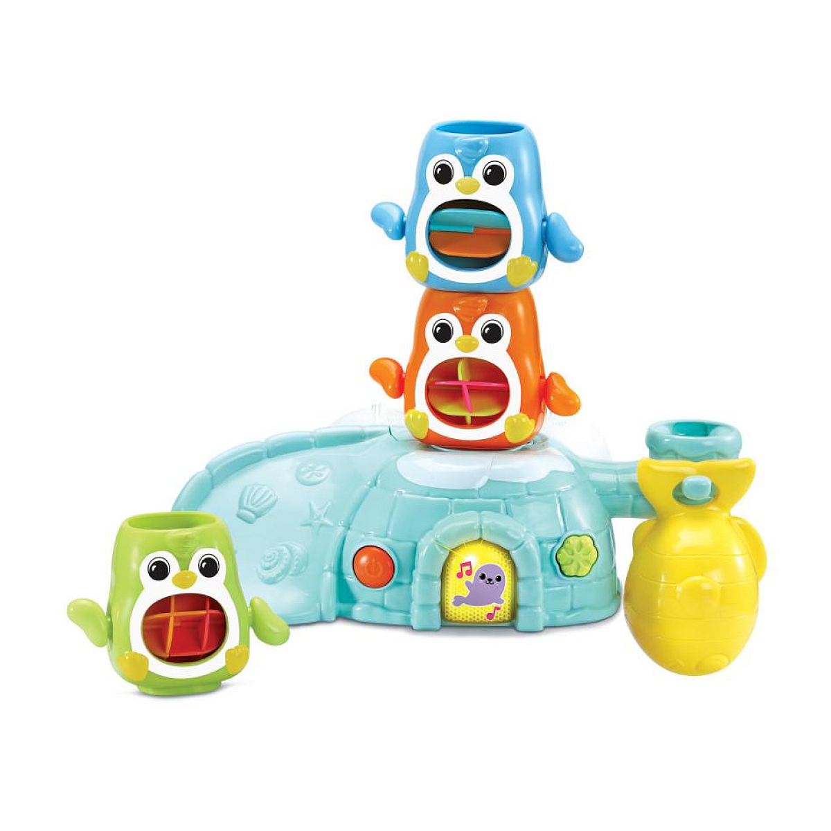 1, 2, 3, empilo pingouins pour le bain jaune, VTECH