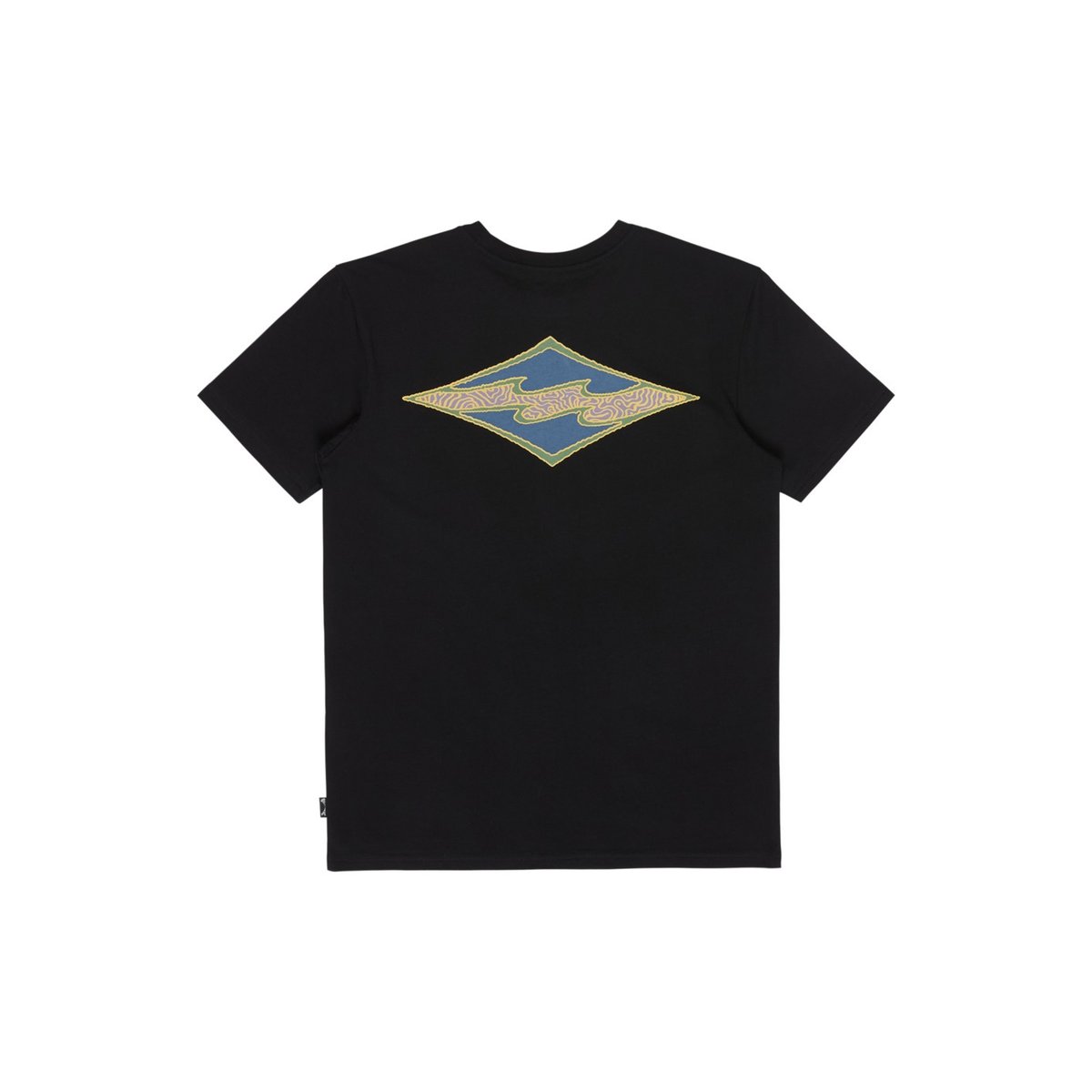 T shirt manches courtes CRAYON WAVE noir black, BILLABONG