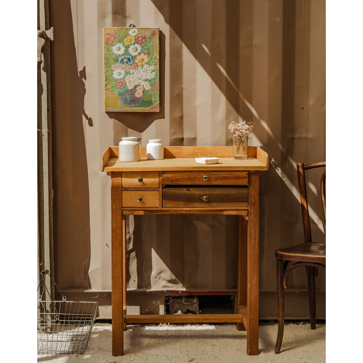 Meuble de bijoutier en bois Fernand N°390 - Bon état bois foncé, DEBONGOUT