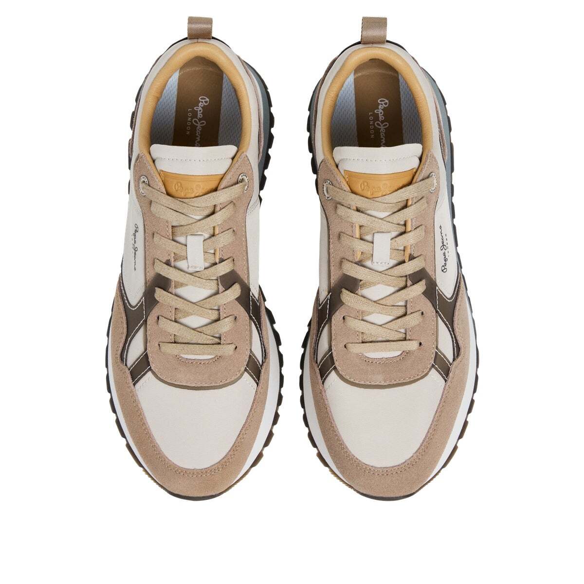 Ari - Baskets De Running Rétro beiges grains, PEPE JEANS
